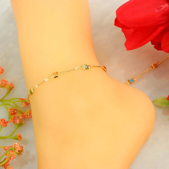 "New Beautiful Design Anklet for Women/Girls, Gift, A528 - Picture 5 of 10